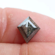 1.02 Ct Kite Cut Brown Black Grey Natural Diamond Striking Shape Elegant Loose Diamond