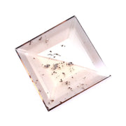 elegant brown Square lab grown diamond loose stone for custom ring design