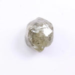 2.48 ct natural grey rough diamond, uncut raw rustic African-mined conflict-free crystal diamond for jewelry making and engagement rings.