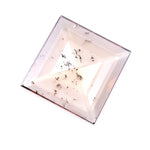 elegant brown Square lab grown diamond loose stone for custom ring design