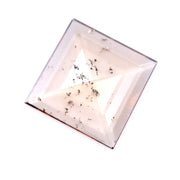 elegant brown Square lab grown diamond loose stone for custom ring design