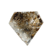 0.99 Ct brown grey kite cut natural diamond with soft tones and bold shape for modern luxury jewelry