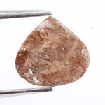 Natural 2.09 carat pear cut light brown diamond loose fancy diamond for custom engagement ring