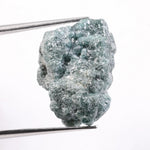 unpolished natural diamond and rough diamond stone before cutting process blue rough diamond 