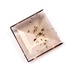 elegant brown Square lab grown diamond loose stone for custom ring design
