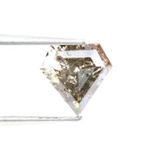 0.99 Ct brown grey kite cut natural diamond with soft tones and bold shape for modern luxury jewelry