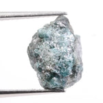 loose rough diamonds and large raw gemstones with natural crystal texture blue rough diamond 