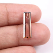 3.49 Ct Brown Baguette cut lab grown diamond loose stone premium with strong sparkle