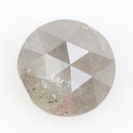 grey colour round and baguette diamond engagement ring