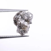 3.16 Ct Loose Uncut Raw Rough Diamond Grey Colored Diamond Use For Jewerly 