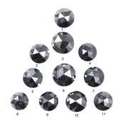 natural conflict free diamonds, real natural diamonds, black raw diamond, black rose gold engagement ring, black silver engagement rings