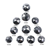 natural conflict free diamonds, real natural diamonds, black raw diamond, black rose gold engagement ring, black silver engagement rings