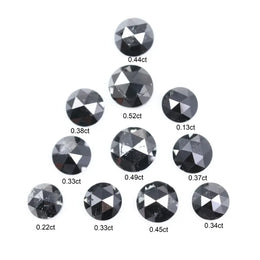 natural conflict free diamonds, real natural diamonds, black raw diamond, black rose gold engagement ring, black silver engagement rings