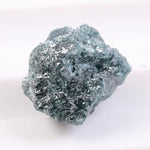 natural raw diamond ring with rough uncut diamond crystal texture blue rough diamond 