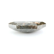 2.10 Ct brown hexagon natural diamond with rich tones and strong geometric shape for bold luxury jewelry
