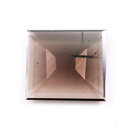 2.01 Ct brown square lab created diamond with clean brilliant facets loose stone