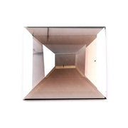 2.01 Ct brown square lab created diamond with clean brilliant facets loose stone