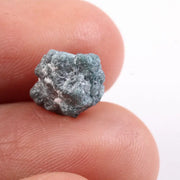 natural raw diamond ring with rough uncut diamond crystal texture blue rough diamond 