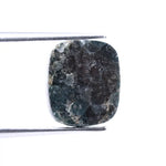4.36 Ct cushion cut dark blue natural diamond loose stone with deep color and unique sparkling facets.