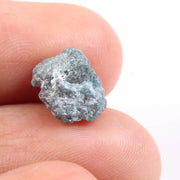 natural raw diamond ring with rough uncut diamond crystal texture blue rough diamond 