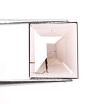 2.01 Ct brown square lab created diamond with clean brilliant facets loose stone