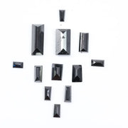 natural black diamond baguette cut loose raw diamond offering diamods  for black diamond engagement ring in 