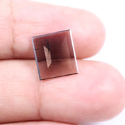 2.01 Ct brown square lab created diamond with clean brilliant facets loose stone