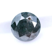 1.13 Ct Deep Blue Round Natural Diamond – Rare Rose Cut Diamond for Custom Jewelry