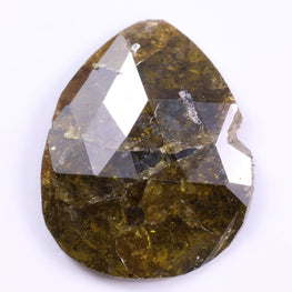 0.68 Ct Real Yellow Color Diamond - Pear Cut Natural Diamond ( 6.70 X 4.94 X 0.28 )