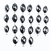Natural black diamond marquise cut diamond for black engagement rings, raw diamonds, loose diamond, diamond naturals