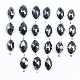Natural black diamond marquise cut diamond for black engagement rings, raw diamonds, loose diamond, diamond naturals
