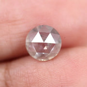 1.35 Ct round cut white lab grown diamond loose stone with brilliant round facets and bright sparkle