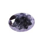 1.00 Ct oval cut grey salt and pepper natural loose diamond