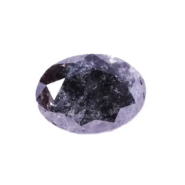 1.00 Ct oval cut grey salt and pepper natural loose diamond Use For Jewerlly. 