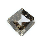 0.95 Ct kite cut black grey natural diamond with soft smoky tones and subtle sparkle for elegant jewelry