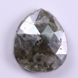 1.34 Ct Real Green Color Diamond - Pear Cut Natural Diamond ( 6.78 X 5.40 X 0.71 )