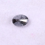 1.00 Ct oval cut grey salt and pepper natural loose diamond Use For Jewerlly. 