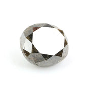 2.86 Ct brown black oval cut natural diamond with rich dual tones and brilliant sparkle for bold luxury jewelry