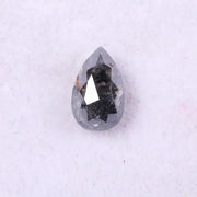 1.08 Ct loose black pear cut natural diamond unique diamond for wedding rings, engagement jewelry & custom designs