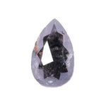 1.08 Ct loose black pear cut natural diamond unique diamond for wedding rings, engagement jewelry & custom designs