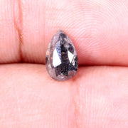 1.08 Ct Pear Cut Diamond Natural Black Diamond Pear shape diamonds, raw natural diamond.
