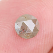 brown colour 0.37 ct round natural vs lab grown diamond