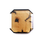 elegant 1.83 Ct brown and Black Emerald cut lab grown diamond with modern geometric brilliance