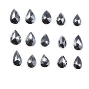 3.24 CT Natural Extra Fine Black Pear Cut Diamond in Best Price
