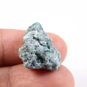 blue raw diamond crystal with natural uncut gemstone appearance natural rough diamond 