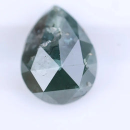 1.04 Ct blue pear shape diamond loose stone with elegant teardrop cut and rich fancy blue color for custom engagement ring or fine jewelry