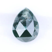 1.04 Ct blue pear shape diamond loose stone with elegant teardrop cut and rich fancy blue color for custom engagement ring or fine jewelry