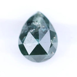 1.04 Ct blue pear shape diamond loose stone with elegant teardrop cut and rich fancy blue color for custom engagement ring or fine jewelry