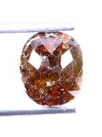Brown diamond on a white background