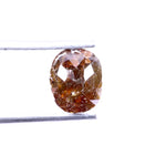 1.14 Ct multi-color oval loose natural diamond unique cut diamond for engagement and wedding rings